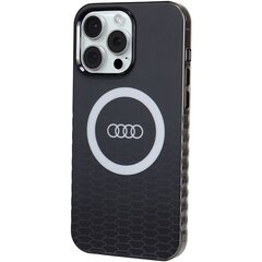 Audi IML Big Logo MagSafe Case iPhone 15 Pro Max 6.7" czarny|black hardcase AU-IMLMIP15PM-Q5|D2-BK цена и информация | Чехлы для телефонов | pigu.lt