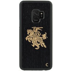„Crafted Cover“ чехол из натурального дерева - чёрный Vytis (Galaxy S9) цена и информация | Чехлы для телефонов | pigu.lt