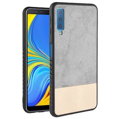 „Bi-Color“ Splicing чехол – песочный цвет / серый (Galaxy A7 2018) цена и информация | Чехлы для телефонов | pigu.lt