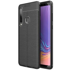 „FOCUS“ твердый силиконовый (TPU) чехол – чёрный (Galaxy A9 2018) цена и информация | Чехлы для телефонов | pigu.lt