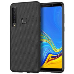 „Twill“  твердый силиконовый (TPU) чехол – чёрный (Galaxy A9 2018) цена и информация | Чехлы для телефонов | pigu.lt