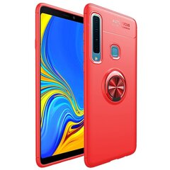 „FOCUS“ Kickstand твердый силиконовый (TPU) чехол - красный (Galaxy A9 2018) цена и информация | Чехлы для телефонов | pigu.lt