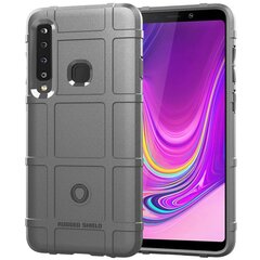 „Square“ Grid твердый силиконовый (TPU) чехол – чёрный (Galaxy A9 2018) цена и информация | Чехлы для телефонов | pigu.lt