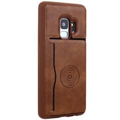 „Kickstand“ Card Holder чехол - коричневый (Galaxy S9) цена и информация | Чехлы для телефонов | pigu.lt