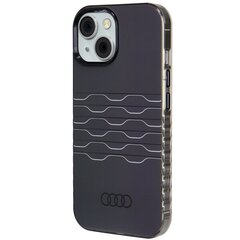 Audi IML MagSafe Case iPhone 15 | 14 | 13 6.1" czarny|black hardcase AU-IMLMIP15-A6|D3-BK цена и информация | Чехлы для телефонов | pigu.lt