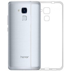 Kieto silikono (TPU) dėklas - skaidrus (Honor 5c / Honor 7 Lite) kaina ir informacija | Telefono dėklai | pigu.lt