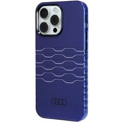 Audi IML MagSafe Case iPhone 15 Pro Max 6.7" niebieski|navy blue hardcase AU-IMLMIP15PM-A6|D3-BE цена и информация | Чехлы для телефонов | pigu.lt