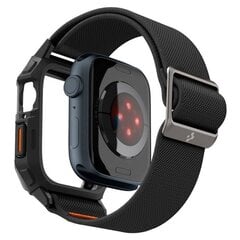 Spigen Lite Fit PRO Apple Watch 4|5|6|7| 8|9|SE 44|45mm czarny|matte black ACS07103 цена и информация | Аксессуары для смарт-часов и браслетов | pigu.lt