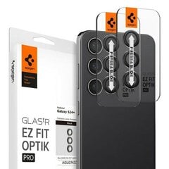 Spigen Optik.Tr Camera Sam S24+ S926 "EZ FIT" Lens 2szt|2pcs czarny|black AGL07433 цена и информация | Чехлы для телефонов | pigu.lt