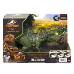 Mattel - Jurassic World Roar Attack Ceratosaurus | from Assort цена и информация | Игрушки для мальчиков | pigu.lt