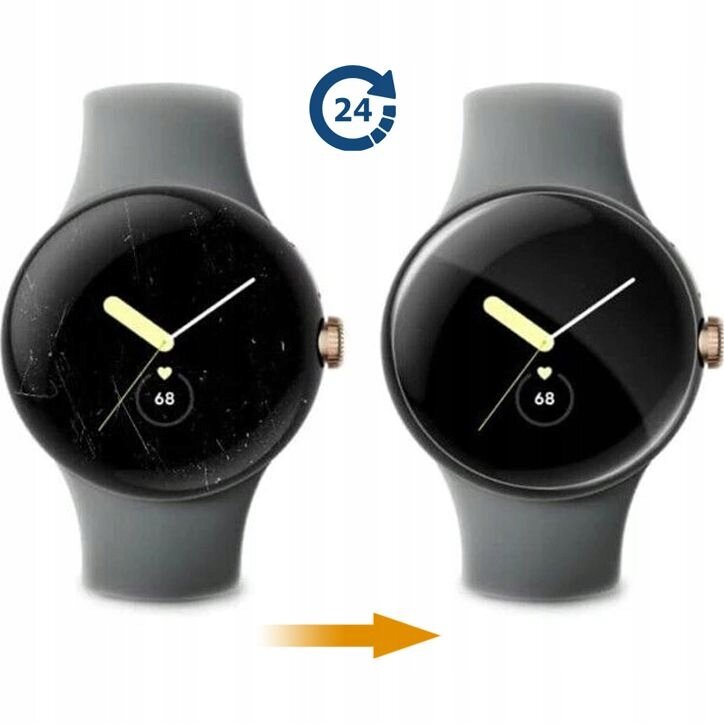 Bizon Glass Watch Hydrogel kaina ir informacija | Išmaniųjų laikrodžių ir apyrankių priedai | pigu.lt
