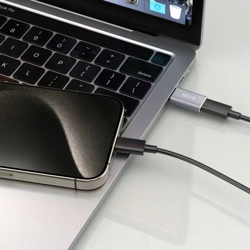 Adapteris Tech-Protect UltraBoost USB-C ir Lightning adapteris pilkas kaina ir informacija | Adapteriai, USB šakotuvai | pigu.lt