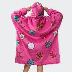 Джемпер - плед Donuts Happy people, розовый цена и информация | Оригинальные свитеры | pigu.lt