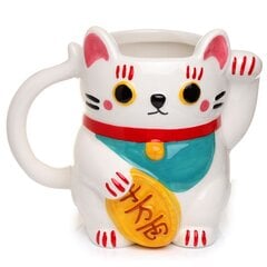 Puodelis Maneki Neko laimės katė, 350 ml kaina ir informacija | Originalūs puodeliai | pigu.lt
