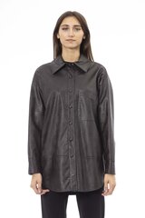 Alpha Studio marškiniai moterims, rudi kaina ir informacija | Palaidinės, marškiniai moterims | pigu.lt