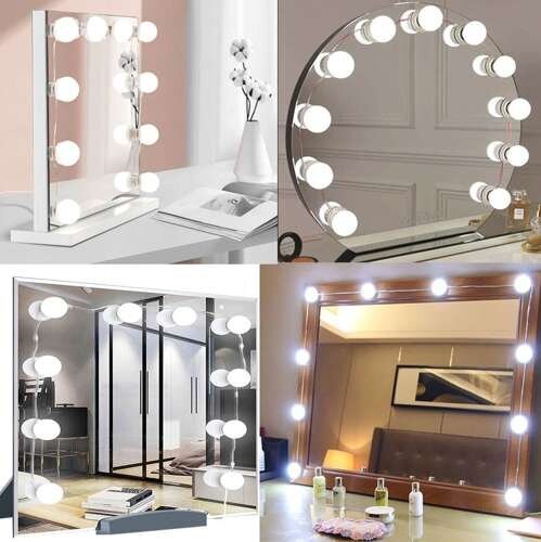 LED šviestuvai kosmetiniam veidrodžiui kaina ir informacija | Įmontuojami šviestuvai, LED panelės | pigu.lt