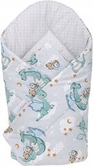 Dvipusis kūdikio vokelis - antklodė Babymam, 80x80 cm, pilkas kaina ir informacija | Vokeliai, miegmaišiai, pagalvės | pigu.lt