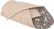 Dvipusis kūdikio vokelis - antklodė Babymam, 80x80 cm, rudas/smėlio kaina ir informacija | Vokeliai, miegmaišiai, pagalvės | pigu.lt