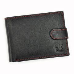 Vyriška piniginė Money Kepper CC 5602B - Juoda, raudona kaina ir informacija | Vyriškos piniginės, kortelių dėklai | pigu.lt