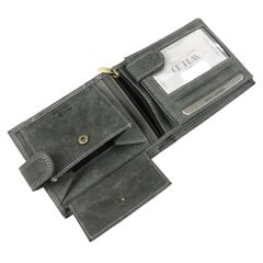 Vyriška piniginė Wild N992L-P-CHM RFID Juoda kaina ir informacija | Vyriškos piniginės, kortelių dėklai | pigu.lt
