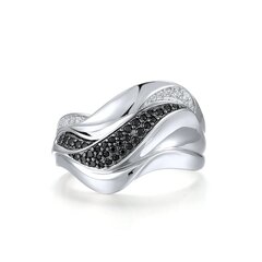 Серебряное кольцо со шпинелями и цирконами 0013002700395 цена и информация | Кольца | pigu.lt