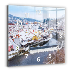 Sieninis laikrodis Miesto Panorama Žiemą kaina ir informacija | Laikrodžiai | pigu.lt