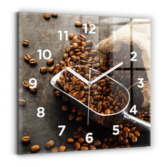 Sieninis laikrodis Kavos Pupelių Krepšys kaina ir informacija | Laikrodžiai | pigu.lt