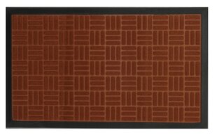 Придверный коврик Rubber, 45x75. коричневый цена и информация | Придверные коврики | pigu.lt
