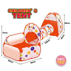 Vaikų žaidimų palapinė Play Tent, rožinė kaina ir informacija | Vaikų žaidimų nameliai | pigu.lt