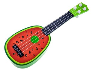 Vaikiška ukulelė gitara Arbūzas kaina ir informacija | Lavinamieji žaislai | pigu.lt