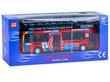 Žaislinis metalinis turistinis autobusas Die-Cast, raudonas kaina ir informacija | Žaislai berniukams | pigu.lt
