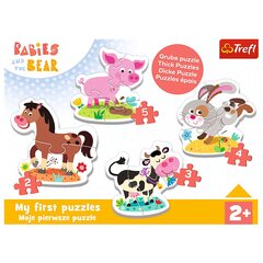 Dėlionė Trefl Gyvūnai ūkyje, 14 d. kaina ir informacija | Dėlionės (puzzle) | pigu.lt