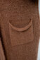 Moteriškas megztinis, rudos spalvos kaina ir informacija | Megztiniai moterims | pigu.lt