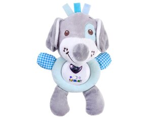Interaktyvus pliušinis žaislas Šuo, pilkas kaina ir informacija | Žaislai kūdikiams | pigu.lt