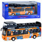 Žaislinis metalinis turistinis autobusas Die-Cast, oranžinis kaina ir informacija | Žaislai berniukams | pigu.lt
