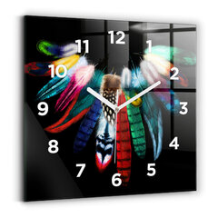 Sieninis laikrodis Spalvingos Paukščių Plunksnos цена и информация | Часы | pigu.lt