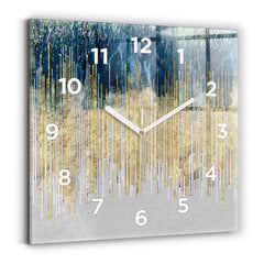 Sieninis laikrodis Dekoratyvinis Raštas Ir Auksas kaina ir informacija | Laikrodžiai | pigu.lt