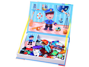 Edukacinis magnetinės dėlionės rinkinys Profesijos Color Day, 59 d. kaina ir informacija | Lavinamieji žaislai | pigu.lt