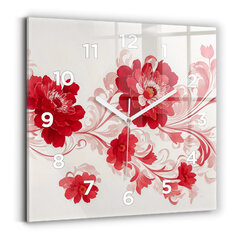 Sieninis laikrodis Raudonos Gėlės kaina ir informacija | Laikrodžiai | pigu.lt