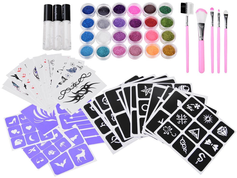 Tatuiruotės Glitter Big Set Za4170 vaikams kaina ir informacija | Kosmetika vaikams ir mamoms | pigu.lt