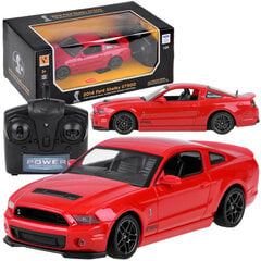 Nuotoliniu būdu valdomas automobilis Ford Shelby GT500 Guo Kai, raudonas, RC0585 цена и информация | Игрушки для мальчиков | pigu.lt