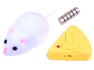 Nuotoliniu būdu valdoma pelė, balta, RC0473 цена и информация | Игрушки для мальчиков | pigu.lt