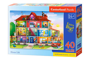 Dėlionė Castorland House Life, 40 d. kaina ir informacija | Dėlionės (puzzle) | pigu.lt