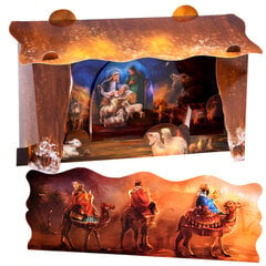 Kalėdinė dekoracija Betliejaus gimimo scena цена и информация | Рождественские украшения | pigu.lt