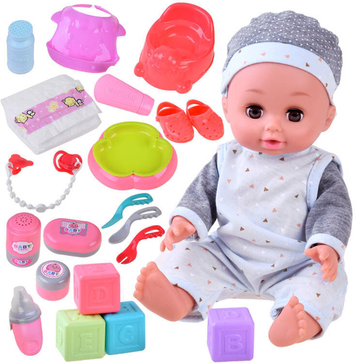 Interaktyvi lėlė - kūdikis su priedais Dora kaina ir informacija | Žaislai mergaitėms | pigu.lt