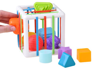 Edukacinis žaislas Cube Sorter Huanger, ZA4310 kaina ir informacija | Žaislai kūdikiams | pigu.lt