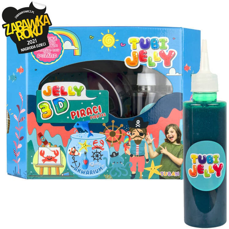 Kūrybinis rinkinys Tubi Jelly The Pirate by Tuban, 8 vnt. цена и информация | Lavinamieji žaislai | pigu.lt