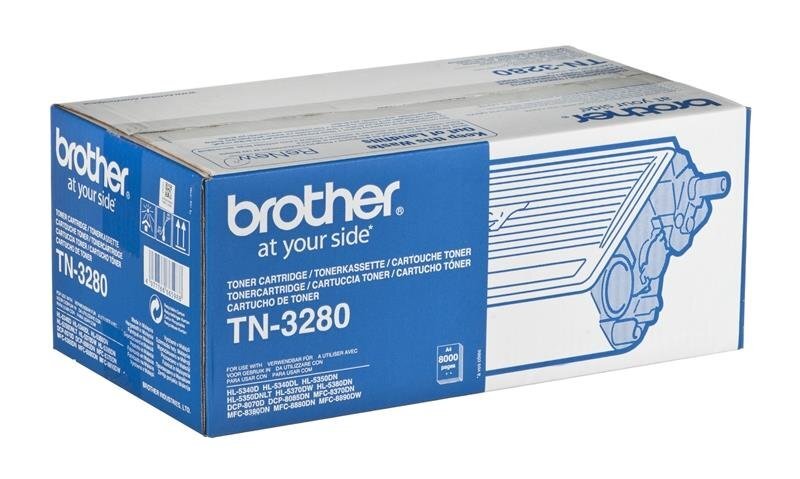 Lazerinio spausdintuvo kasetė Brother TN3280, juoda цена и информация | Kasetės lazeriniams spausdintuvams | pigu.lt