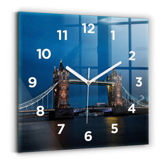 Sieninis laikrodis Bokšto Tiltas Londonas Naktį kaina ir informacija | Laikrodžiai | pigu.lt
