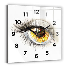 Sieninis laikrodis Saulėgrąžų Gėlė Akyje цена и информация | Часы | pigu.lt